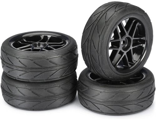 Absima Räderset Onroad 6-Speichen / Profil schwarz 1:10 (4)