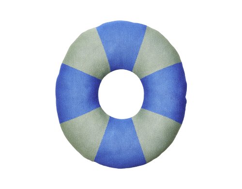 ChicMic Knitted Cotton Pillow Donut D:50cm, Blueberry