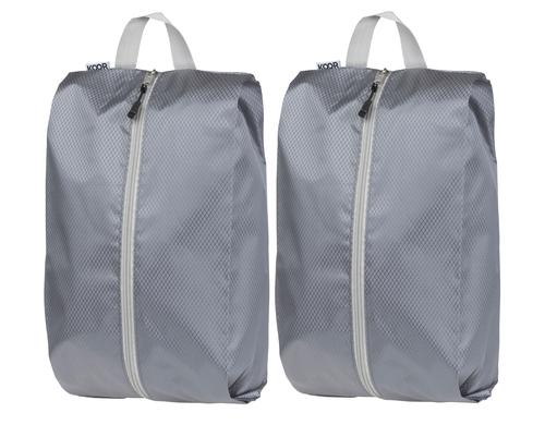 KOOR Shoebag Traamp 2-er Pack 2x 42x24cm, silbergrau