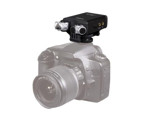 Dörr Stereo Mikrofon CWA-120 zur Verwendung mit DSLR, Systemkameras