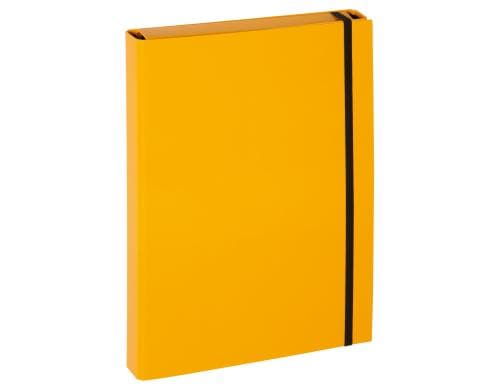 Pagna Gummibandbox A4 gelb