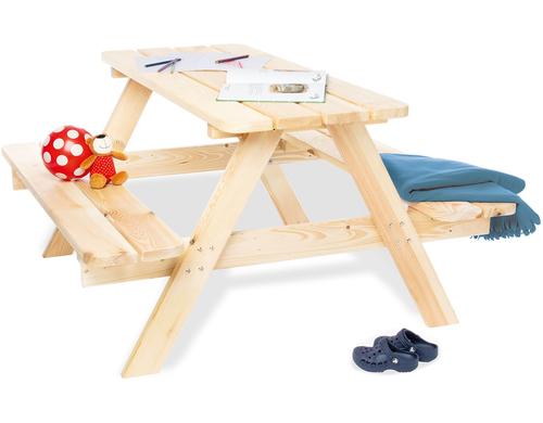 Kindersitzgarnitur Nicki für 4 Maxi natur