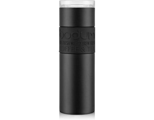 Bodum Travel Mug Doppelwandig Edelstahl chrom, 0.6 Liter