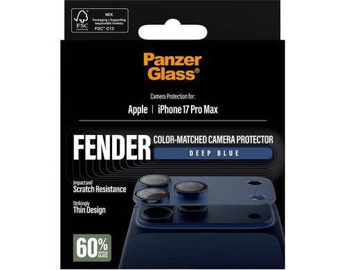 PANZERGLASS Fender, Deep Blue iPhone 17 Pro Max