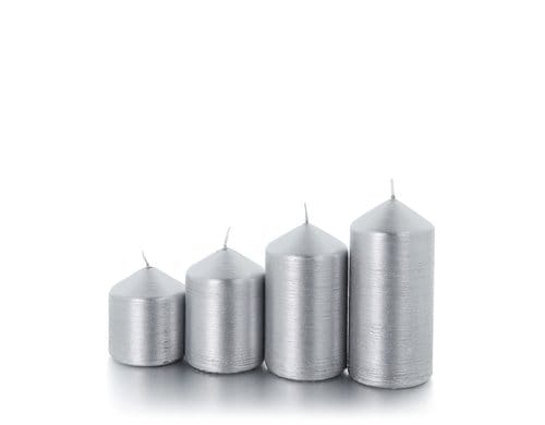 balthasar Adventstufenset Lygis, Silber 8-14x6 cm (HxD), 4 verschiedene Grössen
