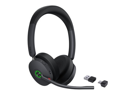 Yealink Headset BH74 UC USB-C/A Bluetooth, BT51-C Dongle mit USB-A Adapter