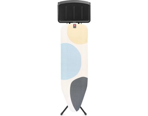 Brabantia Bügeltisch B 124 x 38 cm Dst-Ablage Solid - Spring Bubbles