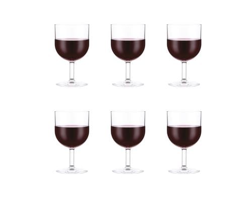 Bodum Oktett Rotwein Glas Kunststoff Set 0.25 Liter, 6 Stück