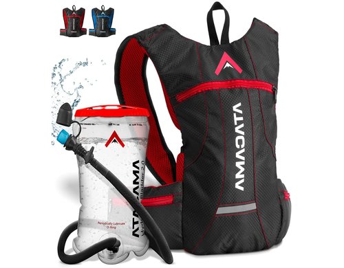 Atacama Rucksack mit Blase rot inkl. Trinkblase 2L