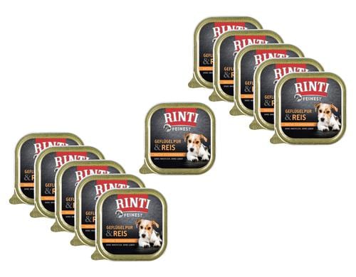 Rinti Feinest Schale Geflügel Pur Reis 11x150g