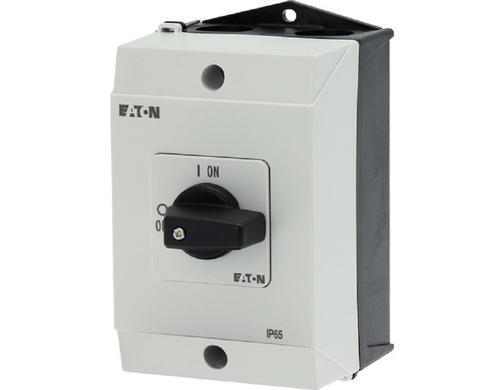 Eaton Hauptschalter 3 Polig, 20 A T0, Schwarz