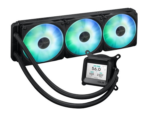 Asus PRIME LC 360 ARGB LCD Liquid CPU Cooler, 3x120mm ARGB, LCD