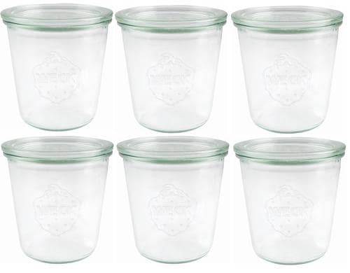 Weck 290 ml 6 Stk Weck-Gläser #900 mit Deckel