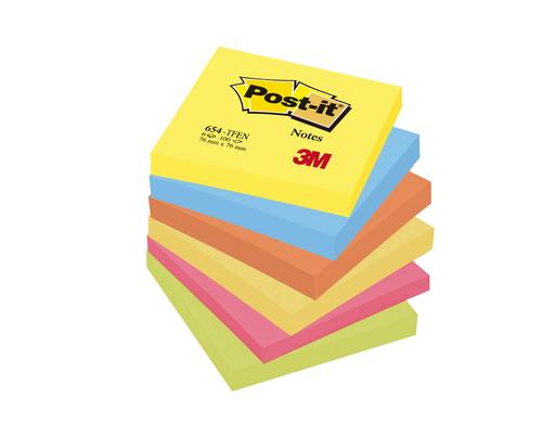 3M Post-it Haftnotiz Energy 76x76 6 Blocks à 100 Blatt, 76x76mm