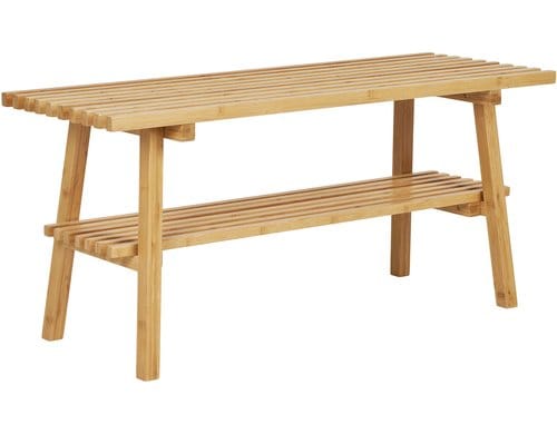 House Nordic Ember Bank Bench, bamboo, natural 28x70x45cm