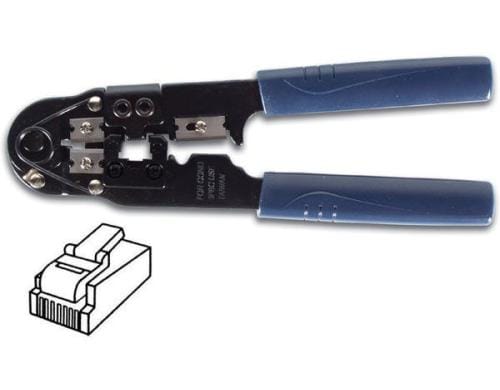 Velleman Crimpzange für Westernstecker VTM8, (RJ45)