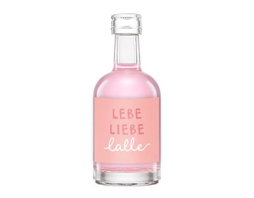Grafik Werkstatt Gin 50ml Lebe liebe lalle