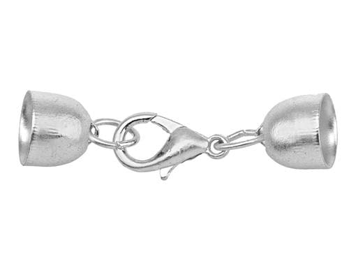 Glorex Schmuckverschluss silber matt, 5 mm, 1 Stück