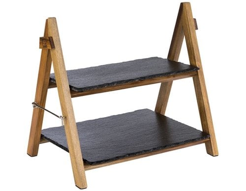 APS Serviergestell, 2-stufig 36,5 x 26,5 cm, H: 34 cm