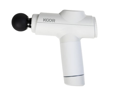 KOOR Massage Pistole Hot & Cold Hot & cold, 5 Vibrationsstufen. Weiss
