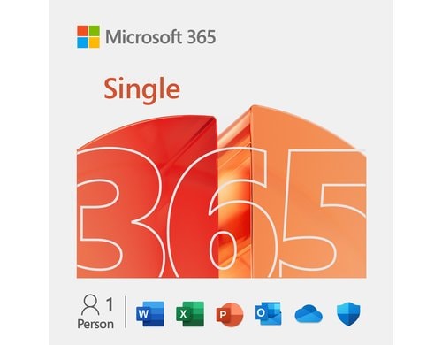 Microsoft 365 Single ESD, Miete, Jahreslizenz, DE,FR,IT
