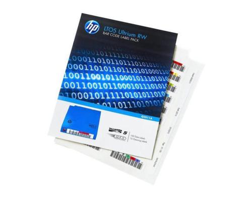 HP Q2013A: 100 Strichcode Etiketten LTO-6 100 Etiketten Daten und 10 Reinigungstapes