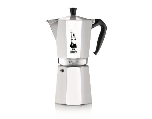 Bialetti Moka Express 18 Tassen Aluminium poliert