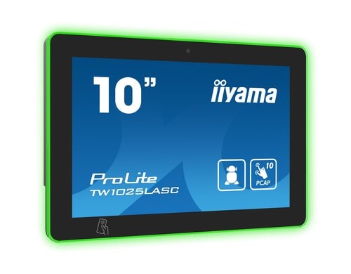 iiyama  TW1025LASC-B1PNR 10.1 1280 x 800 NFC/RFID/LED-Licht