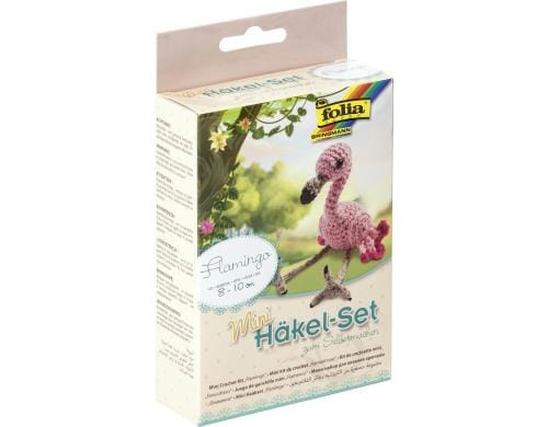 Folia Mini Häkelset Flamingo