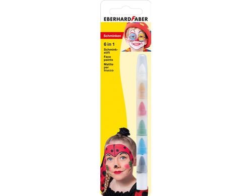 Eberhard F. Schminkstift mit 6 Farben