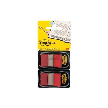 3M Post-it Index 680-RD2 rot 2 x 50 Streifen à 25.4 x 43.2 mm