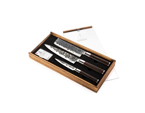 3-tlg Messerset Set aus 3 verschiedenen Messer