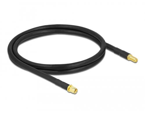 Delock LTE-Antennenkabel, 0.31dB/m SMA Stecker - SMA Buchse, CFD300, 0.9m