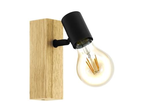 EGLO TOWNSHEND 3 1 Spot braun, schwarz EGLO / exkl. 1x E27 10W