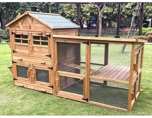 pethomes Kleintierstall Animal Farm 2023 242 x 90 x 150 cm