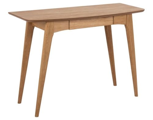 AC Design Bürotisch Woodstock braun 105x45x74 cm (LxBxH) Eiche