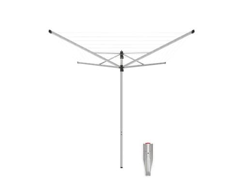 Brabantia Wäschesp. Split PoleLift-O-Matic 45 mm Rohr, 40 Meter, Metall-Anker