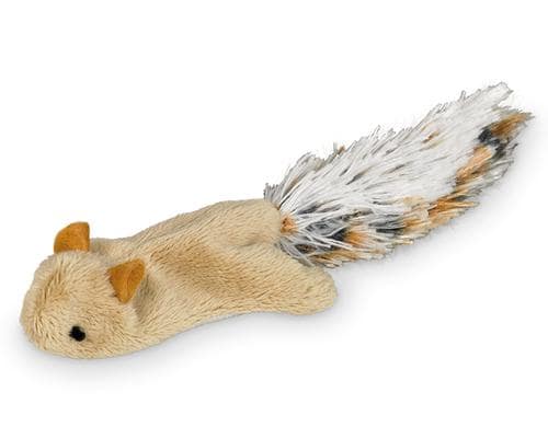 Nobby Plüsch Eichhörnchen mit Catnip 18cm