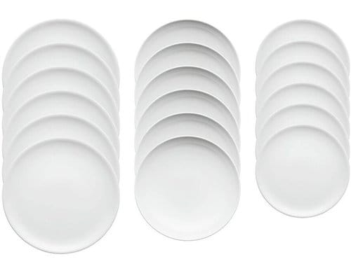 AK Teller Set 18-Teilig Rotondo Porzellan