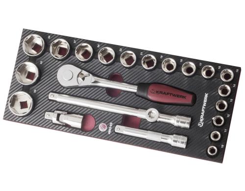 Completo EVA3 4903-03 Steckschlüsselsatz 22-t. EVA3 Steckschlüsselsatz 1/2