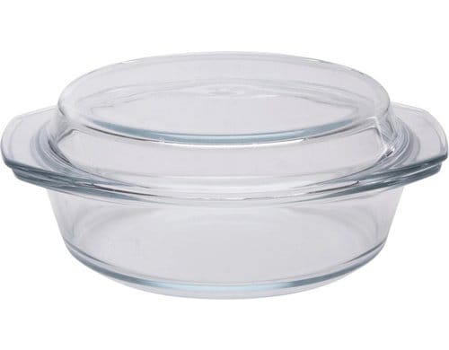 Alpina Auflaufform mit Deckel 1.8L Glas, 25.3x20.4x12.8 cm