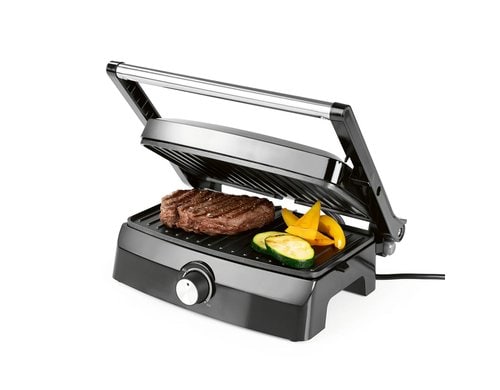 GOURMETmaxx Kontaktgrill 180° Grad Kontakt Grill, Aufklappbar