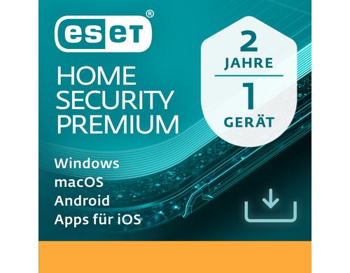 ESET HOME Security Premium RNW, 2yr, 1us, ML