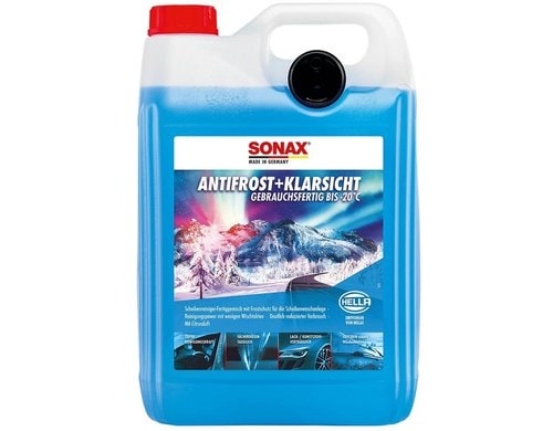 SONAX Antifrost + KlarSicht Winter-Scheibenreiniger, -20 °C, 5 l