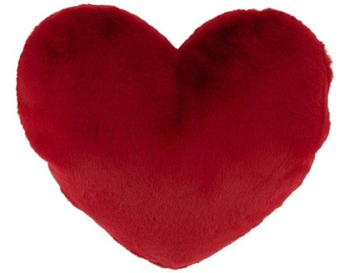 Chalet Kissen Cuddle Herz 40x28x8cm rot