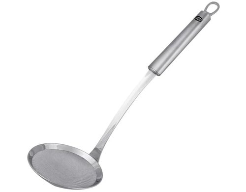 Dr. Oetker Schaum-/Abseihlöffel mit Sieb Edelstahl, D:10cm