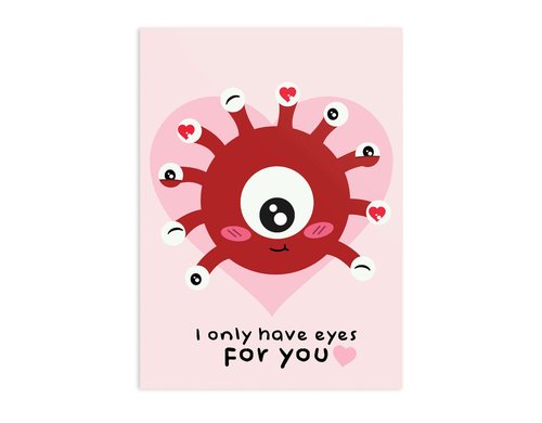 Grusskarte Only Eyes for You