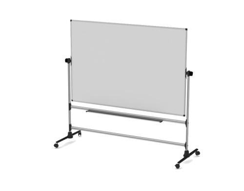 Bi-Office Whiteboard 150 x 120 cm Emaille-Oberfläche, mit Aluminiumrahmen