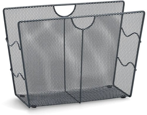 Zeller Present Zeitungsständer Mesh anthr. Grösse: 39 x 17.5 x 27 cm (L x B x H)