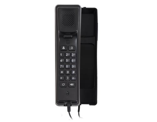 2N IP handset Schwarz Basic Innensprechstelle, IP, PoE, Türöffner